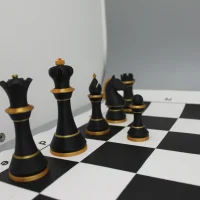 Supreme Gold Thread Collector’s Chess Set｜Classic Duel, Crowned with Craftsmanship