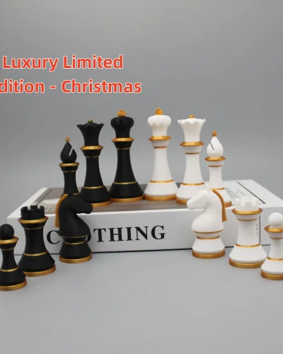 Supreme Gold Thread Collector’s Chess Set｜Classic Duel, Crowned with Craftsmanship