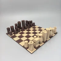 A Box, A World; Two Colors, Two Realms | Portable Cylinder Chess Set