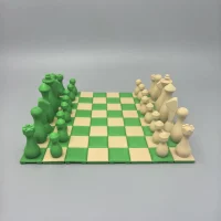 A Box, A World; Two Colors, Two Realms | Portable Cylinder Chess Set