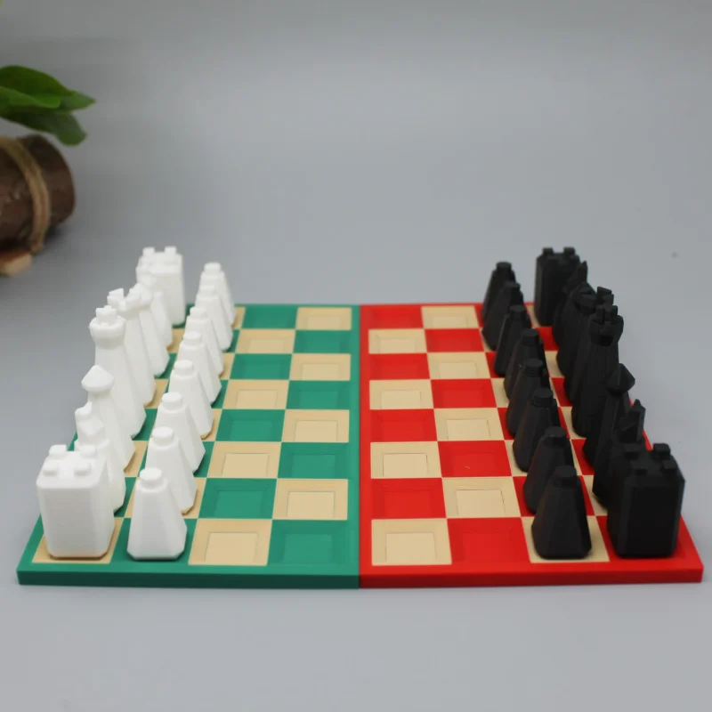 Christmas Limited Edition Chess Set | Minimalist Design, Two-Color Play
