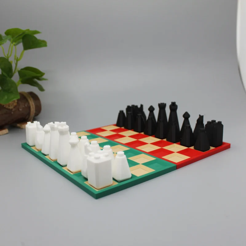 Christmas Limited Edition Chess Set | Minimalist Design, Two-Color Play