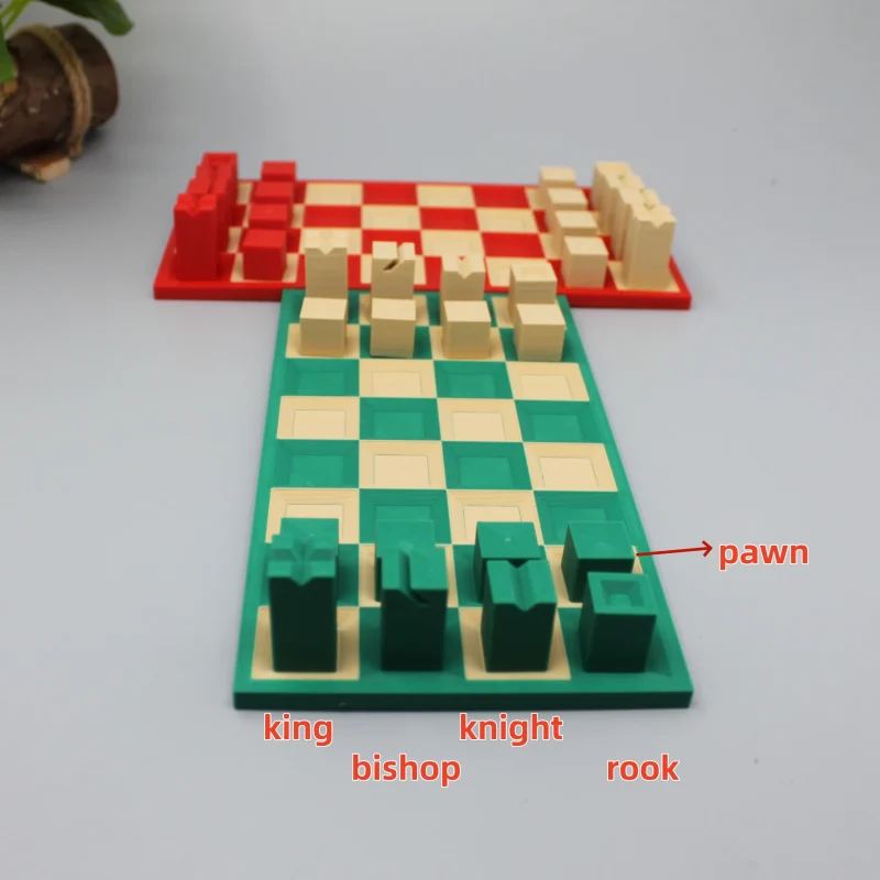 Christmas Limited Edition Chess Set | Minimalist Design, Two-Color Play