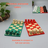 Christmas Limited Edition Chess Set | Minimalist Design, Two-Color Play