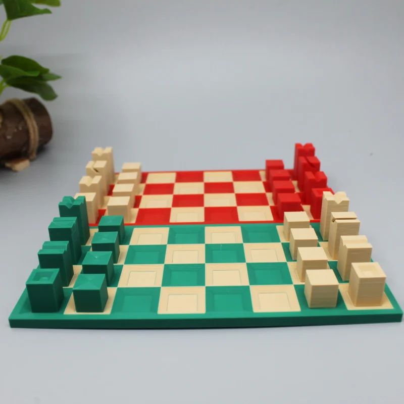 Christmas Limited Edition Chess Set | Minimalist Design, Two-Color Play