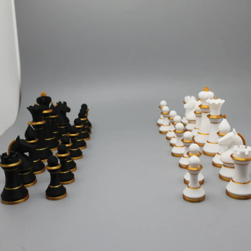 Supreme Gold Thread Collector’s Chess Set｜Classic Duel, Crowned with Craftsmanship