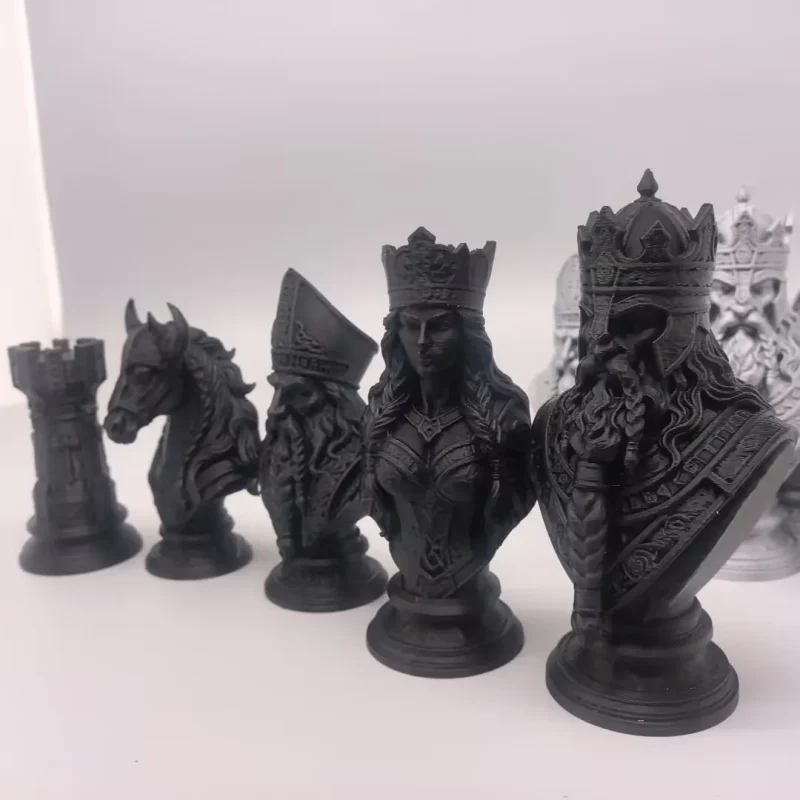 Viking Chess: Legacy of the North | Viking Heritage · Bust Chess Set