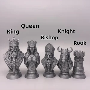 Viking Chess: Legacy of the North | Viking Heritage · Bust Chess Set