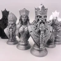 Viking Chess: Legacy of the North | Viking Heritage · Bust Chess Set