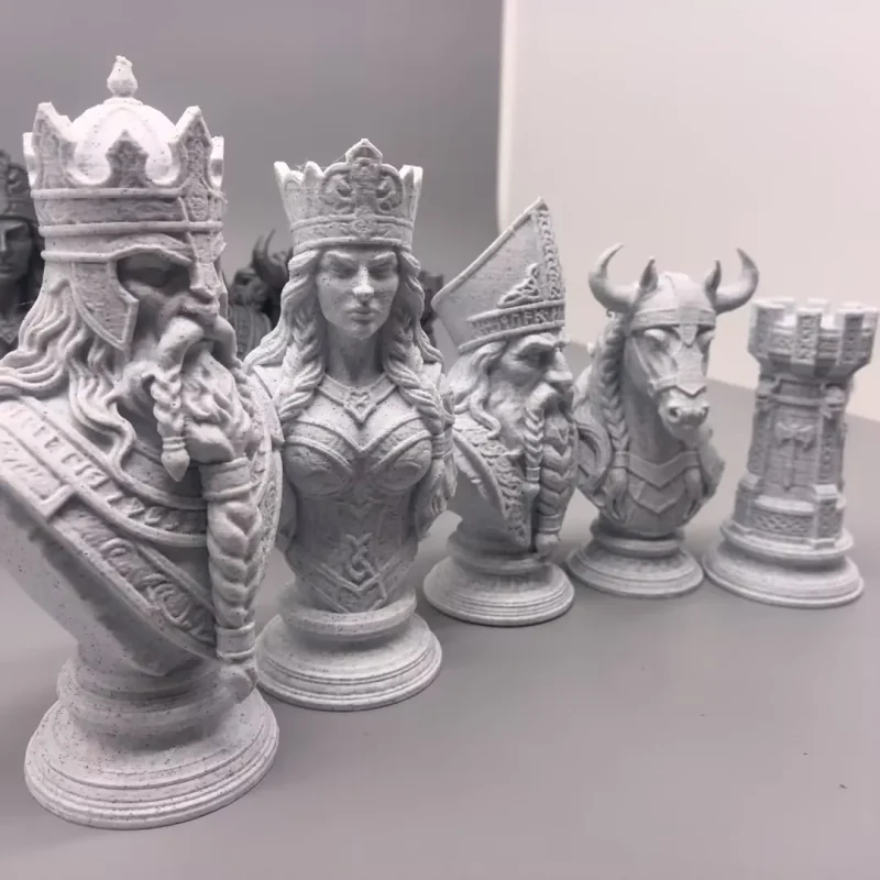 Viking Chess: Legacy of the North | Viking Heritage · Bust Chess Set