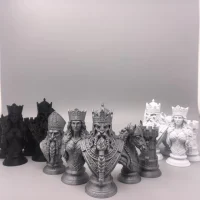 Viking Chess: Legacy of the North | Viking Heritage · Bust Chess Set