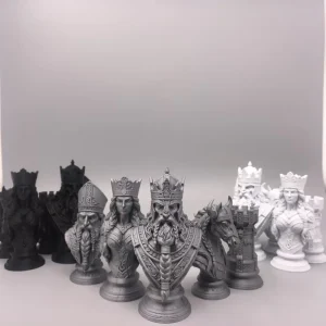 Viking Chess: Legacy of the North | Viking Heritage · Bust Chess Set