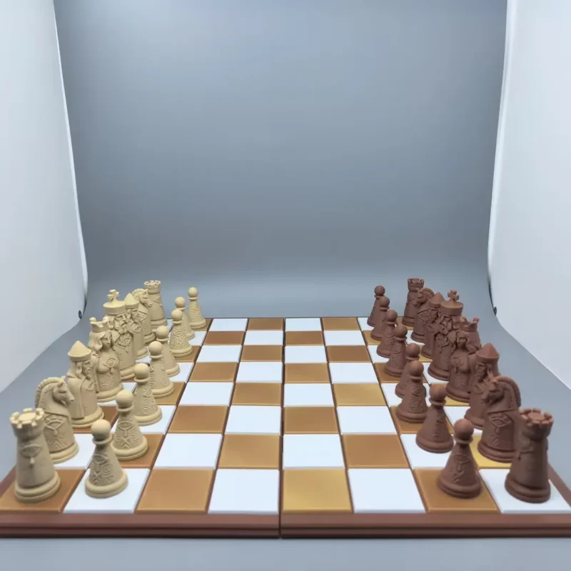 【Dual Civilization Collection｜Assyrian Empire vs Medieval Romanesque Chess Set】