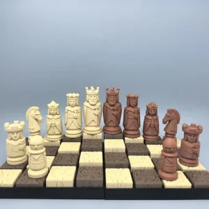 【Dual Civilization Collection｜Assyrian Empire vs Medieval Romanesque Chess Set】