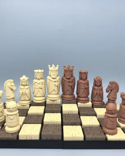 【Dual Civilization Collection｜Assyrian Empire vs Medieval Romanesque Chess Set】