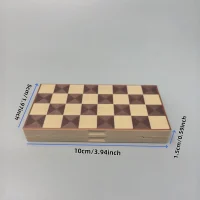 Pocket-Sized 3D Chess | Integrated Storage, Two Color Options