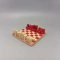 Pocket-Sized 3D Chess | Integrated Storage, Two Color Options