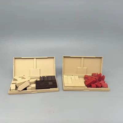 Pocket-Sized 3D Chess | Integrated Storage, Two Color Options