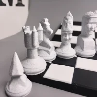 【The Wisdom of the Nile｜3D Printed Ancient Egyptian Themed Chess Set】