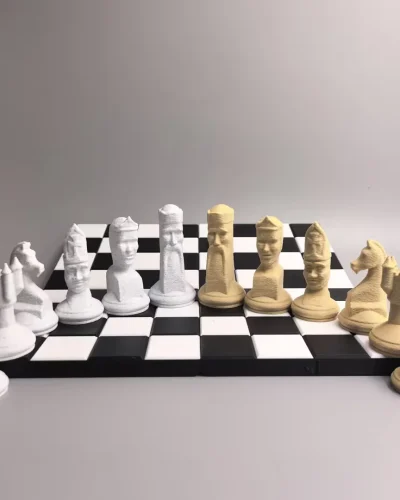 【The Wisdom of the Nile｜3D Printed Ancient Egyptian Themed Chess Set】
