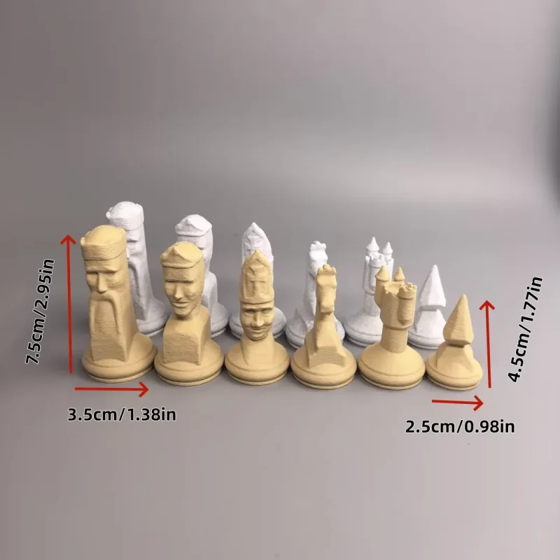 【The Wisdom of the Nile｜3D Printed Ancient Egyptian Themed Chess Set】
