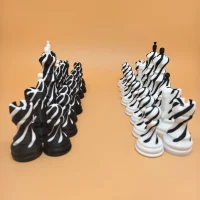 Spiral Decompression Chess | A Dual-Functional Tabletop Art Piece