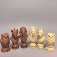 Jungle Game｜3D Printed Animal-Themed Chess Set