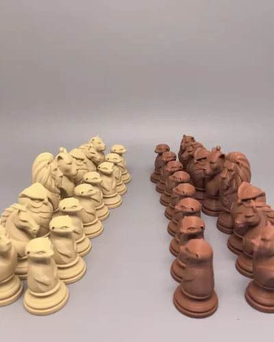 Jungle Game｜3D Printed Animal-Themed Chess Set